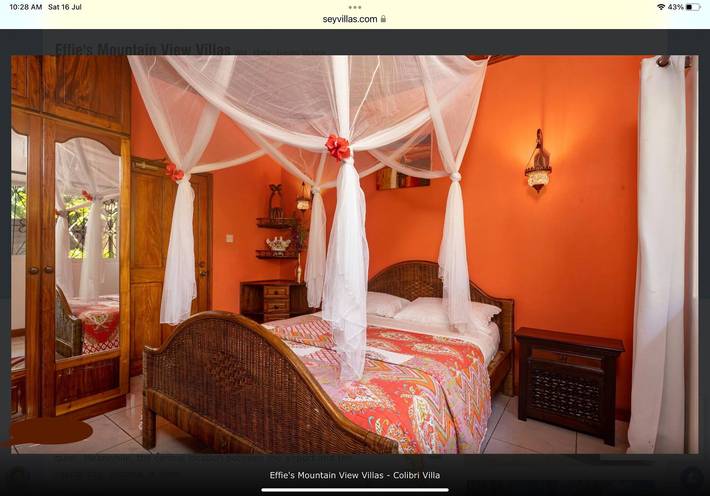 Location de vacances pour 2 personnes, avec balcon et jardin dans Mahé - 3