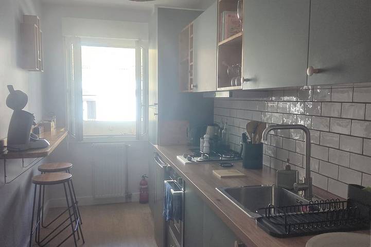 Apartamento entero, Large apartment in the center of Agen with air conditioning and private parking in Agén, Quercy