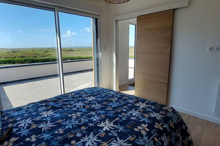Maison de vacances au coeur des dunes de Lindbergh, proche de Portbail in Port-Bail-sur-Mer, Côte de la Déroute