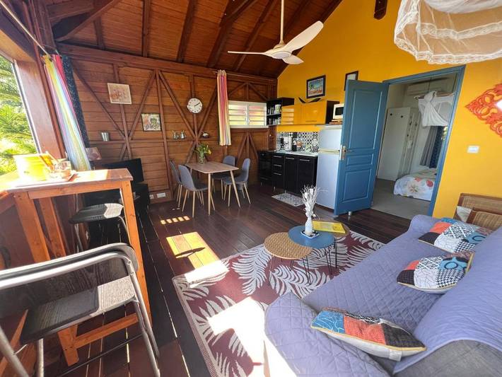 Location de vacances pour 2 personnes, avec piscine et vue ainsi que terrasse et jardin à Vieux-Fort - 4