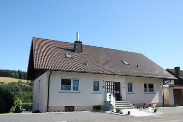 Ferienwohnung für 8 Personen, mit Garten und Terrasse, mit Haustier in Wildflecken