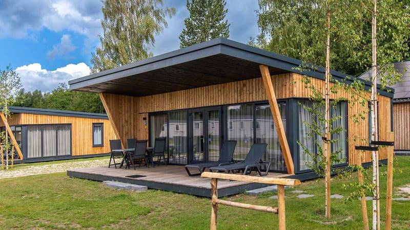 Bungalow für 4 Personen, mit Balkon/Terrasse und Terrasse in den Niederlande
