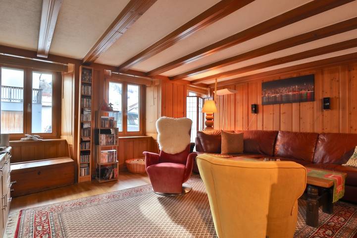 Ganze Wohnung, Schönes Apartment in Haut-Intyamon mit Garten 75 m² in Haut-Intyamon, Kanton Freiburg