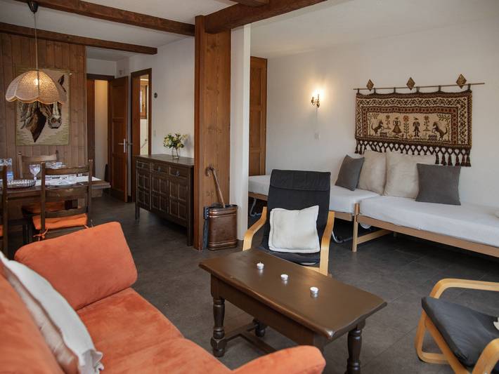 Ferienwohnung für 3 Personen, mit Terrasse und Garten in Verbier
