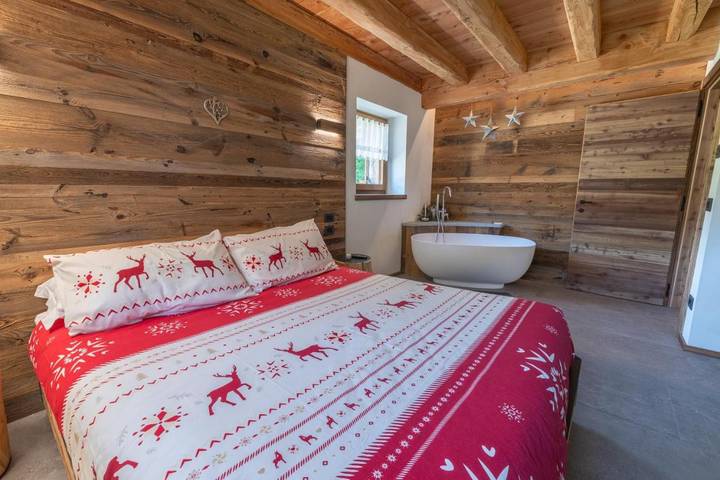 Chalet pour 5 personnes, avec Balcon ainsi que Jardin et Vue