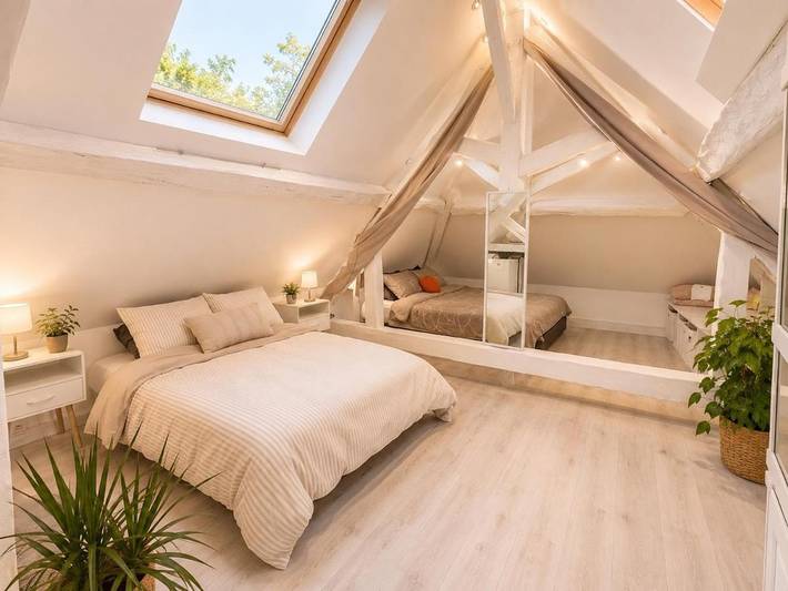 Gîte pour 4 personnes, avec terrasse à Messas