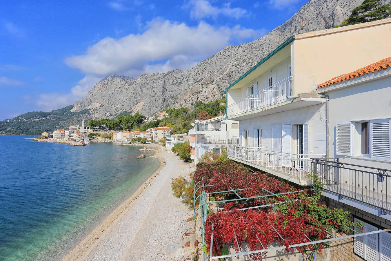 Ganze Wohnung, 2-Zimmer-Ferienwohnung am Strand Drasnice, Makarska A-2644-c in Drašnice, Makarska Riviera