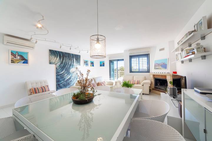 Ferienhaus "Casa Minuni" mit Meerblick, Terrasse, Balkon, A/C & Wlan in Retamar, Almería
