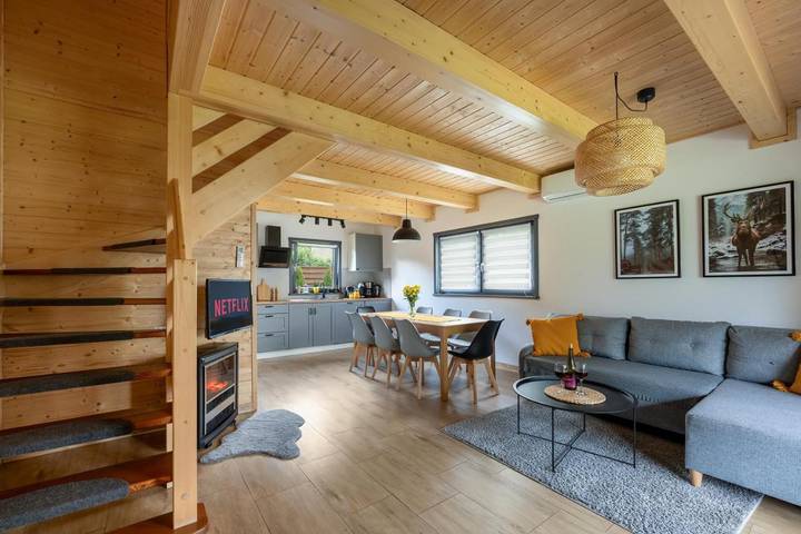 Ferienhaus für 9 Personen, mit Ausblick und Garten, kinderfreundlich in Niederschlesien - 4