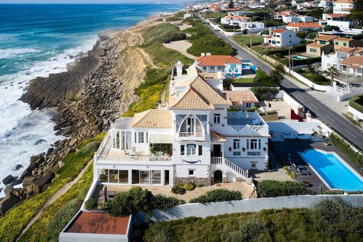 Casa de férias para 2 pessoas, com vista e piscina e ainda jardim em Praia das Maçãs