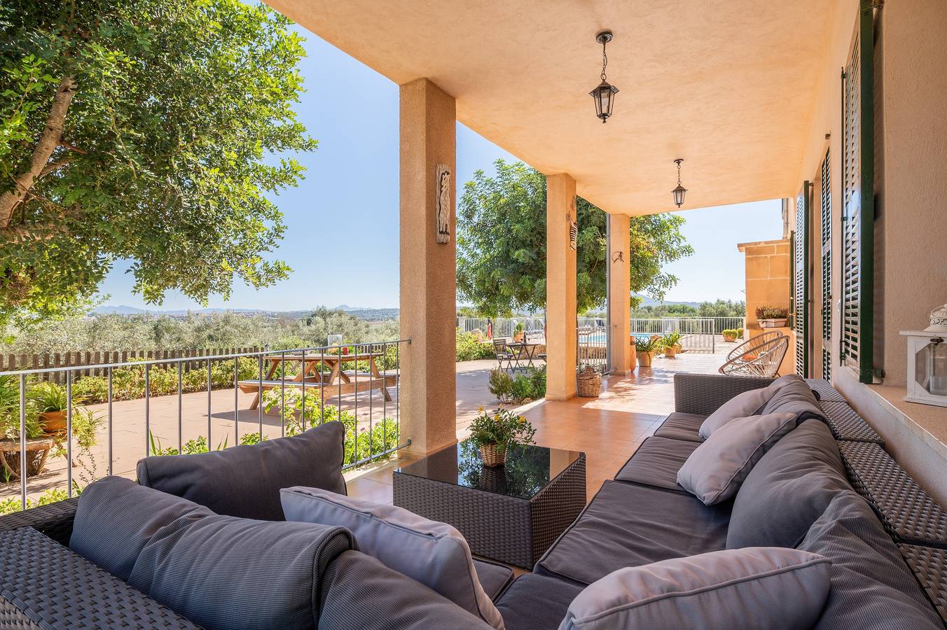 Casa de campo "Son Puca" con vistas a la montaña, piscina y Wi-Fi in Petra, Interior de Mallorca