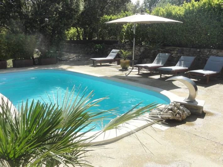 Gîte pour 3 personnes, avec jardin ainsi que piscine et vue à Salavas - 2