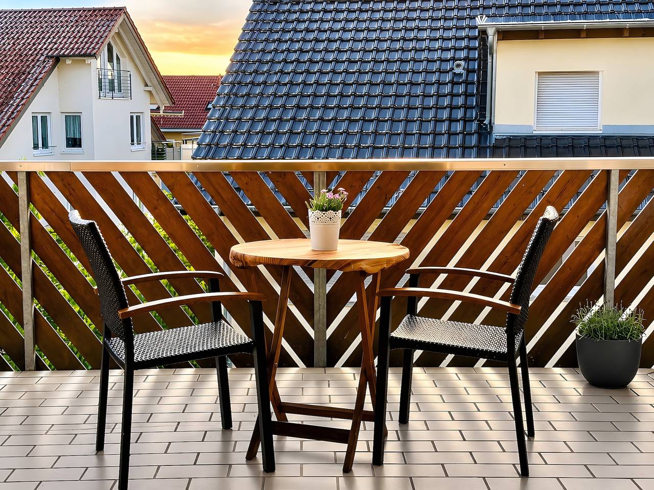 Ganze Wohnung, Apartment „Lake Nest“ mit Balkon und Wlan in Markelfingen, Radolfzell am Bodensee