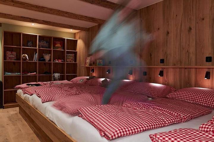 Hütte für 20 Personen, mit Sauna und Terrasse sowie Garten und Pool in Schröcken - 2