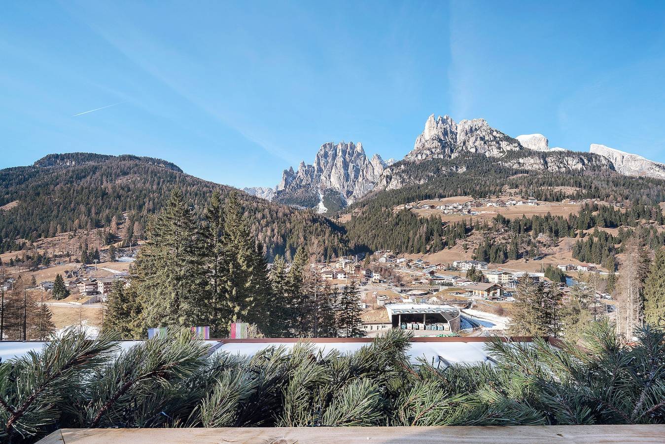 Camera 'Doppia' con vista sulle montagne, terrazza condivisa e Wi-Fi in Pera di Fassa, San Giovanni di Fassa