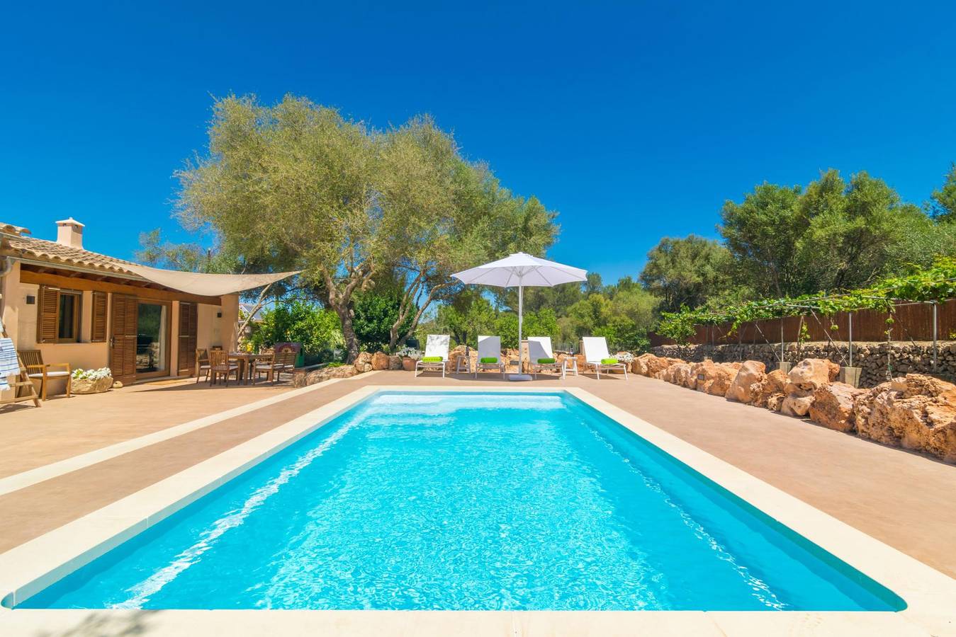Es Tancat Prim - Ferienhaus mit privaten Pool in Algaida. Wifi gratis in Algaida, Mallorca Inselmitte