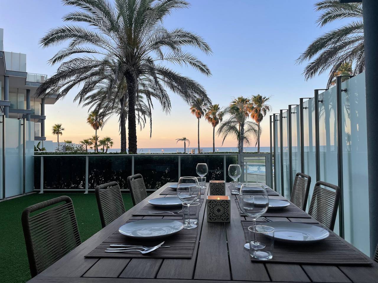 Ganze Wohnung, Ferienwohnung 'Residencial Mar De Denia 2' mit Meerblick, Wlan und Klimaanlage in Playa de Les Deveses, Dénia