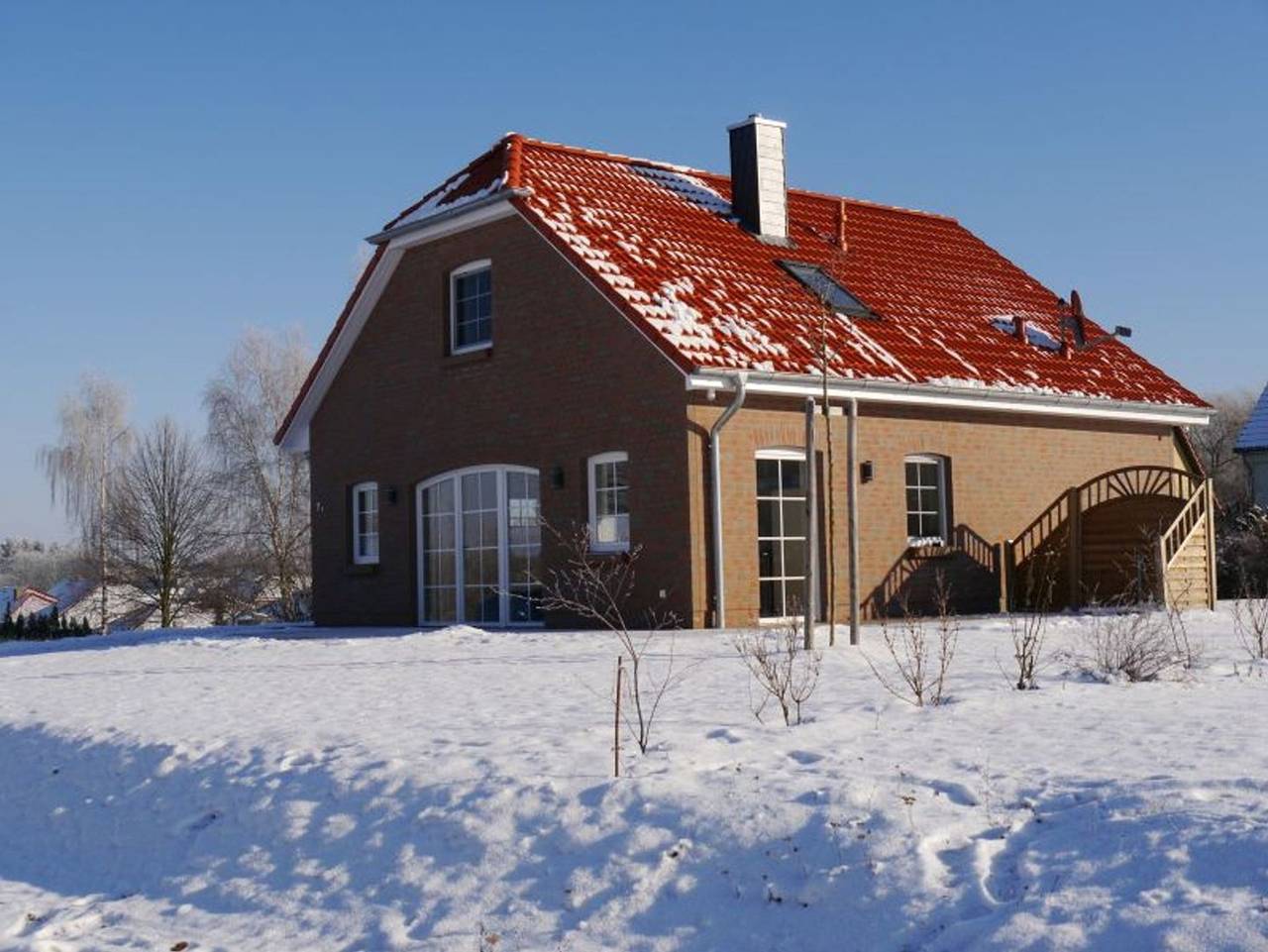 Maistern - Hochwertiges Ferienhaus (100qm) für 6 Personen mit Kamin, Sauna & Garten am See in Sternberg, Ludwigslust-Parchim