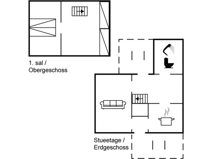 Ferienhaus für 4 Personen, mit Terrasse in Bandholm - 2