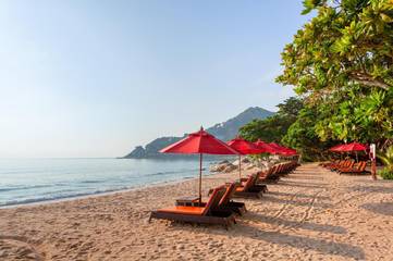 Station pour 3 personnes, avec vue ainsi que piscine et jardin à Chaweng Beach