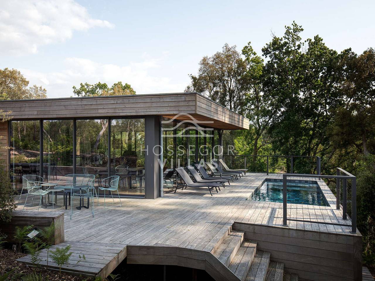 Appartement de vacances entier, Heuguera, pour 12 personnes avec une vue sur la forêt in Hossegor, Côte d’Argent