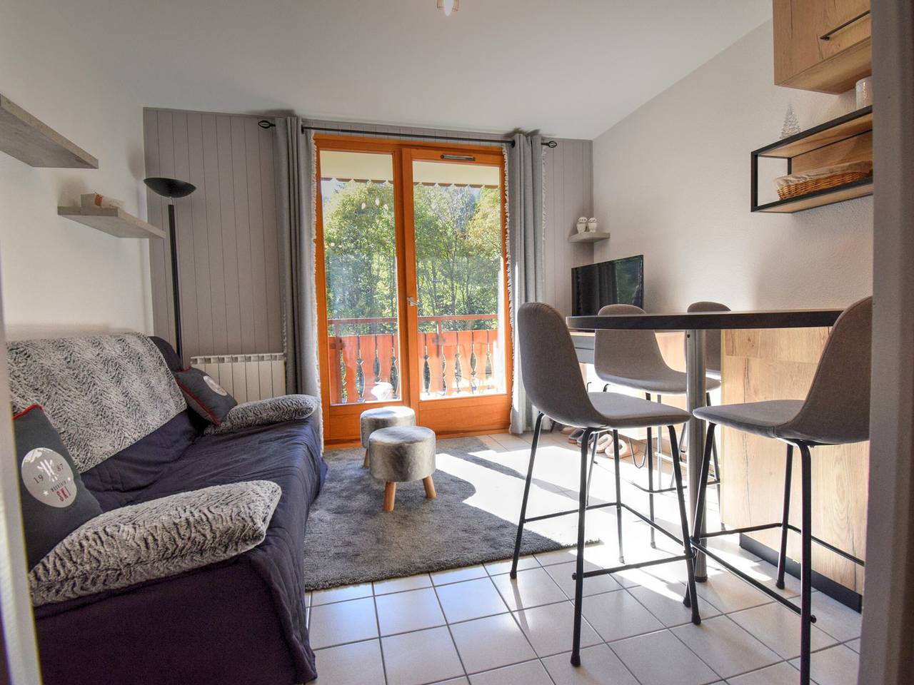 Appartement entier, Appartement rénové au pied des pistes avec balcon et parking à Morzine in Morzine, Les Portes du Soleil