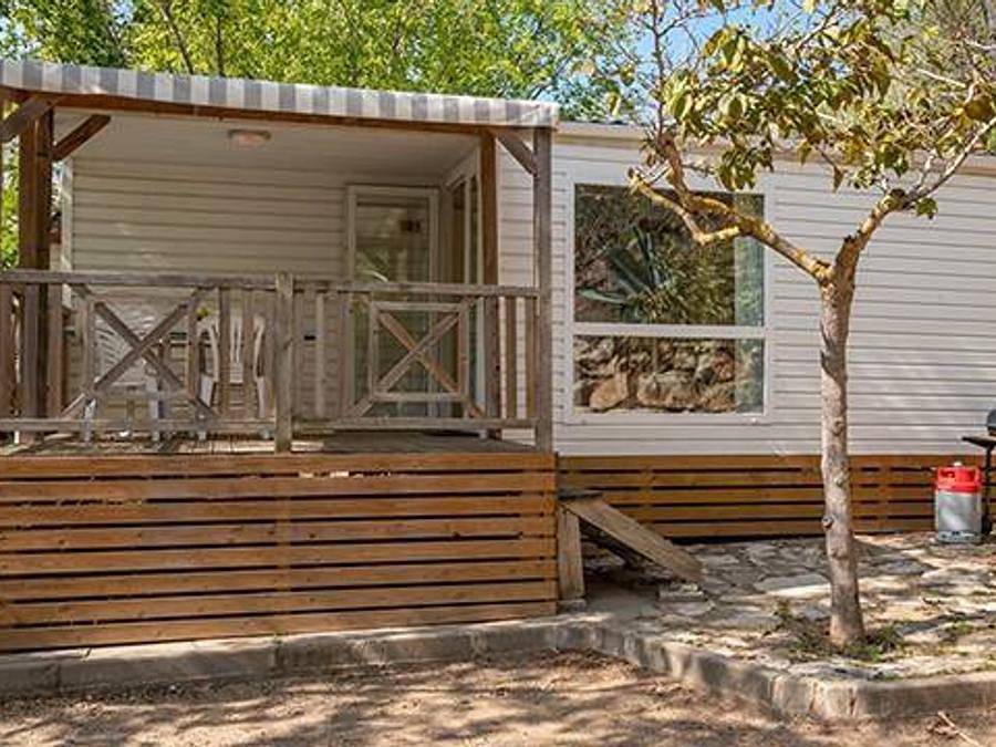 Camping Les Lacs du Verdon - Mobilhome 4 personas - Mobil-home | Clásico | 2 Dormitorios | 4 Pers. | Terraza individual | Aire acondicionado. in Régusse, Región Brignoles