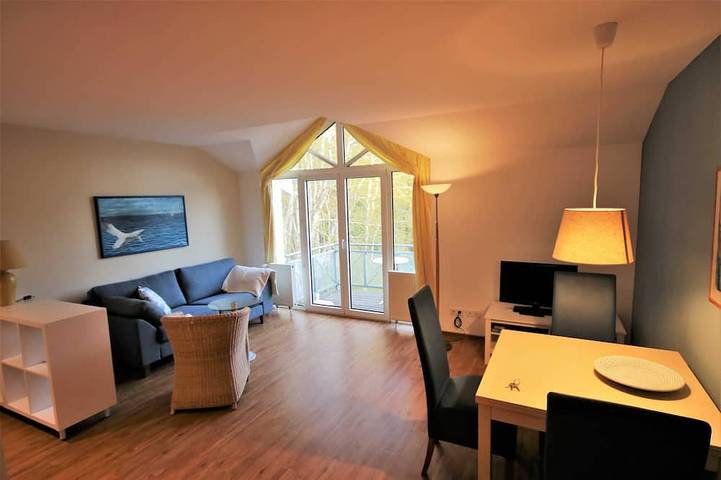 Ferienwohnung für 3 Personen, mit Garten und Balkon sowie Sauna