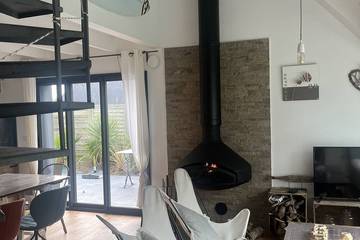 Location de vacances pour 6 personnes, avec terrasse et jardin, animaux acceptés dans Plage Pors Carn