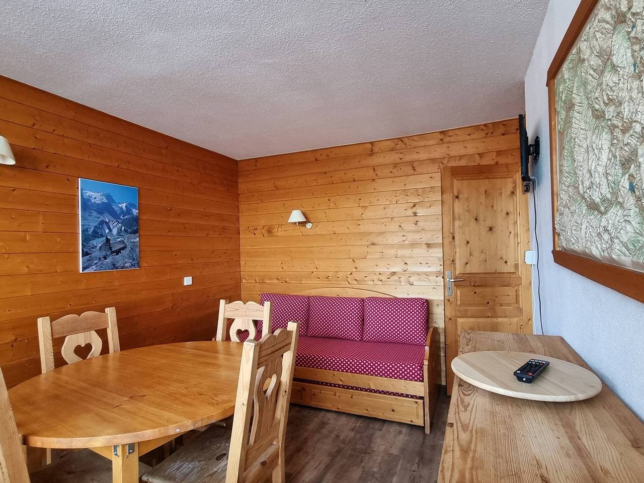Ganze Wohnung, 3-Zimmer-Wohnung an der Piste, Balkon, 7 Personen in Plagne Centre, La Plagne-Tarentaise