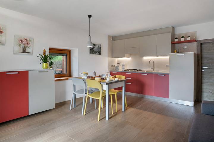 Studio für 2 Personen, mit Garten und Balkon sowie Seeblick in Trentino-Südtirol - 4