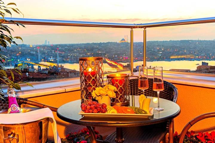 Ferienwohnung für 3 Personen, mit Terrasse und Ausblick in der Türkei