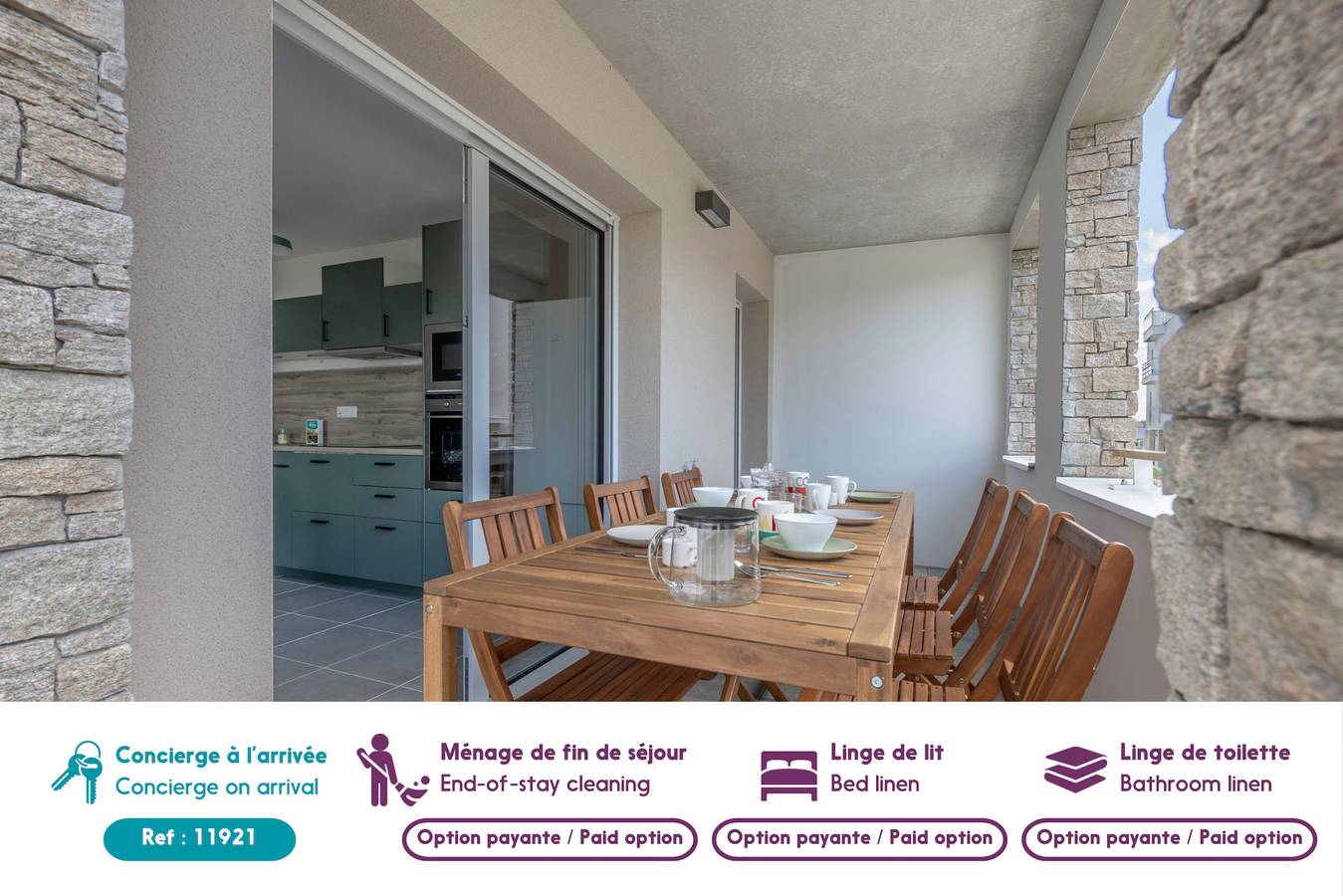 Appartement entier, Rez-de-terrasse. 6 pers. centre de Pornic in Pornic, Côte de Jade
