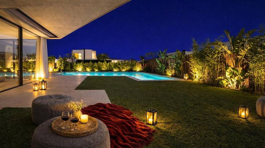 Location de vacances pour 10 personnes, avec balcon ainsi que jardin et piscine, adapté aux familles à Sitges - 2