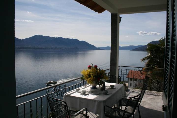 Ferienwohnung für 7 Personen, mit Ausblick und Seeblick sowie Garten in Comune di Cannobio - 4