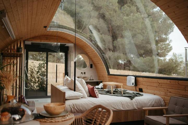 Chalet para 2 personas, con Balcón y Jacuzzi además de Terraza y Jardín en Provincia de Murcia