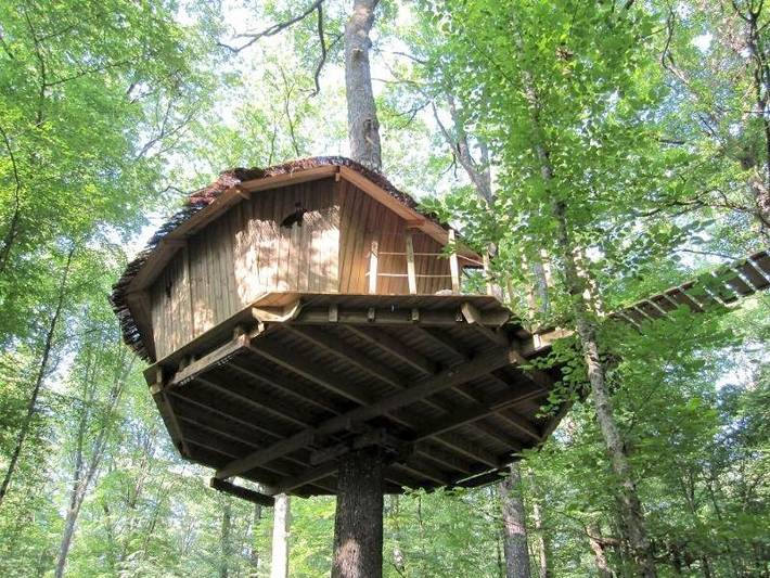 Camping pour 5 personnes, avec Terrasse et Vue
