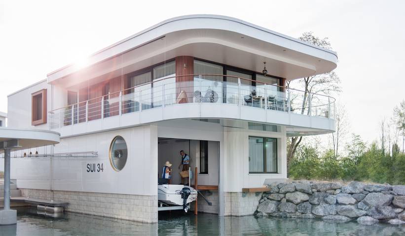 Ferienhaus für 6 Personen, mit Balkon und Sauna sowie Pool und Ausblick am Thunersee - 2