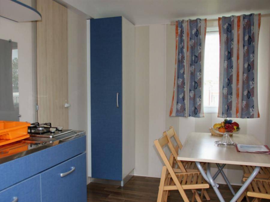 Camping Paradis d'Arvor - Mobilhome 4 personas - Dominó in Ambon, Côte des Mégalithes