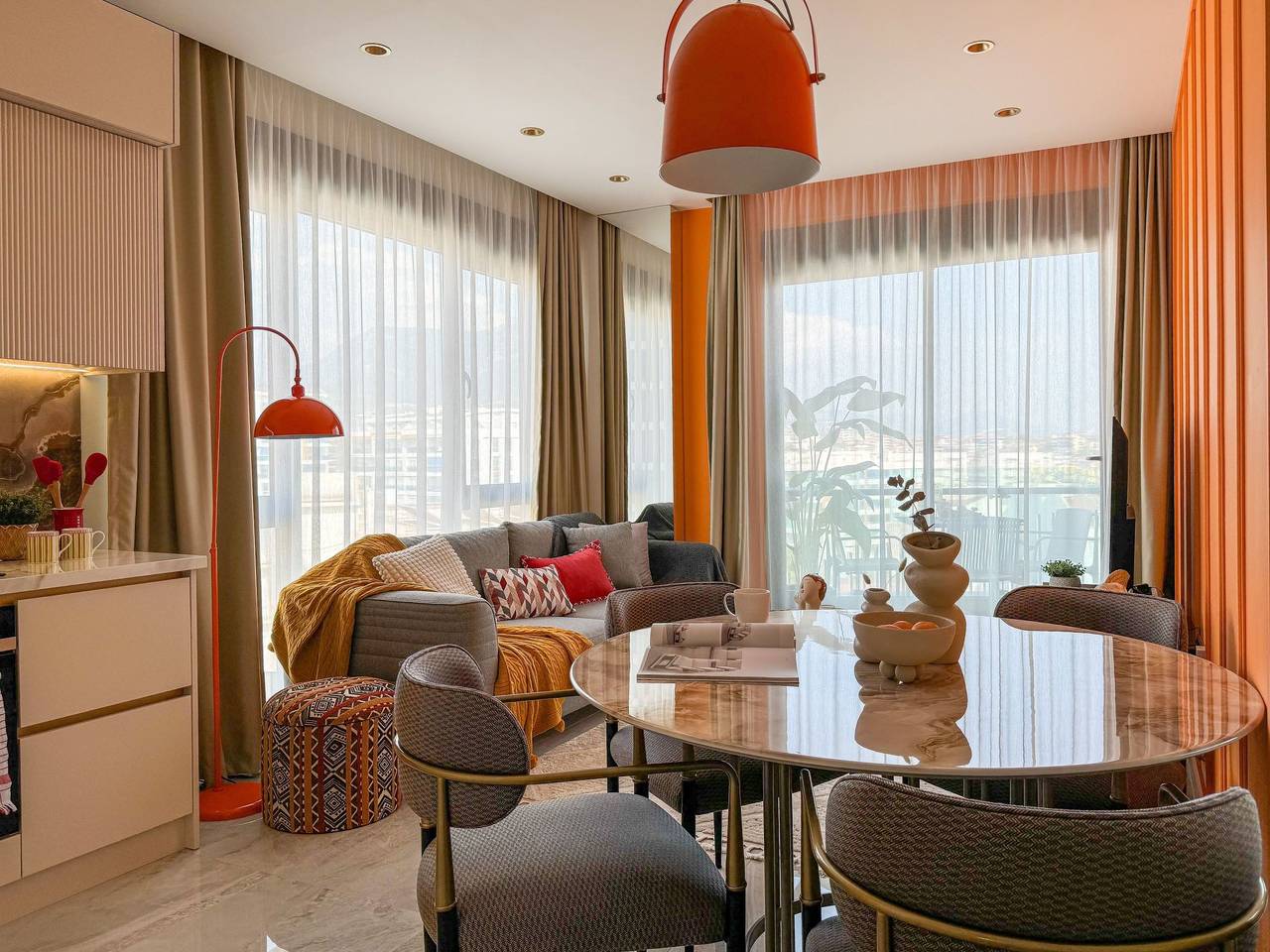 Appartement entier, Qoople Eхсellence neue Wohnung am Meer in Tosmur Beach, Province d'Antalya