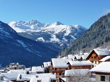 Gîte pour 12 personnes, avec balcon dans Parc National de la Vanoise