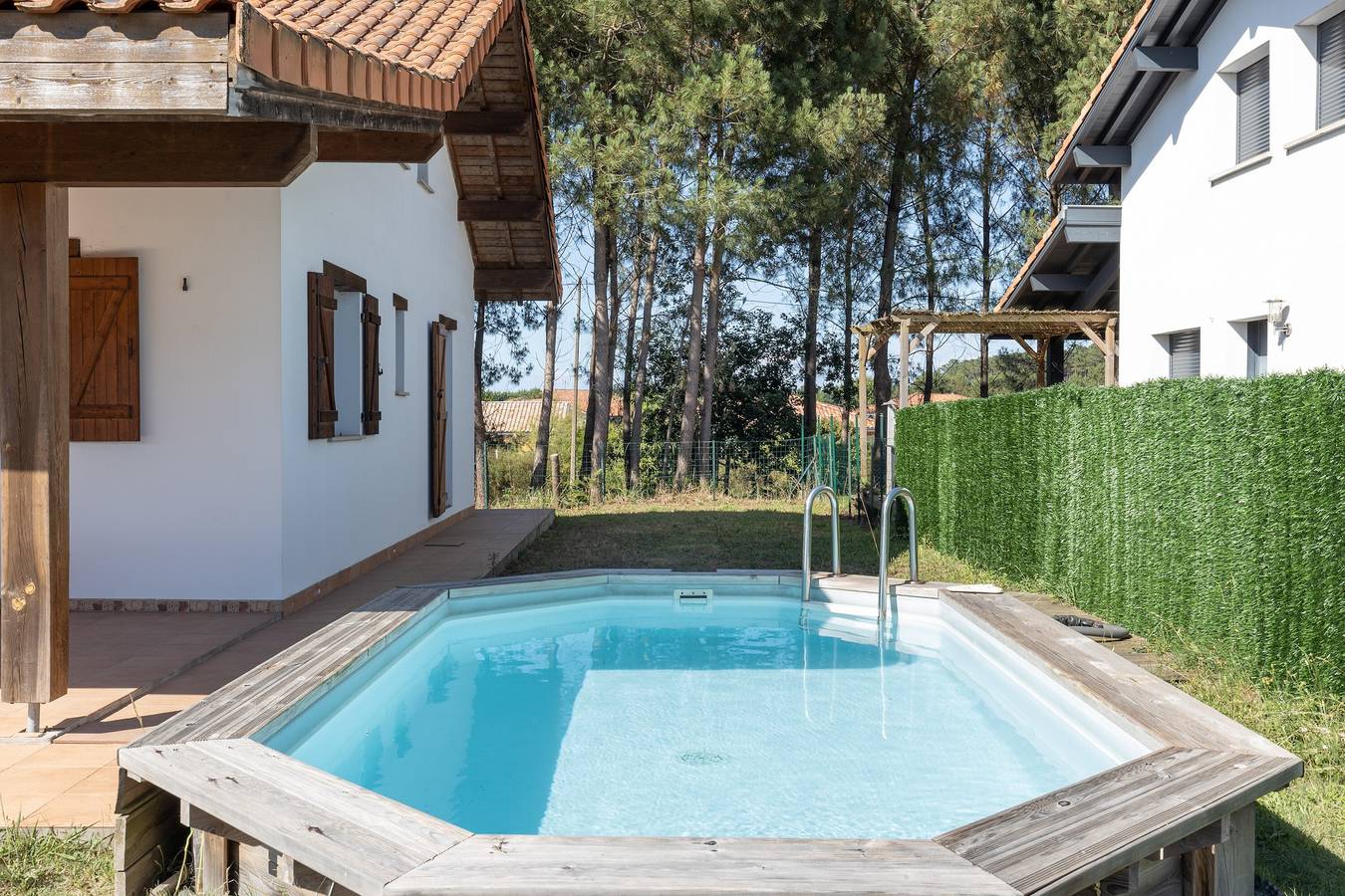 Casa de vacaciones 'Maison Pour 6 Personnes' con piscina, terraza y Wi-Fi in Tosse, Côte d’Argent