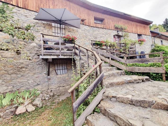Maison de vacances pour 6 personnes, avec vue et jardin