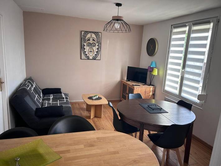 Ferienhaus für 6 Personen, mit Terrasse und Garten sowie Ausblick