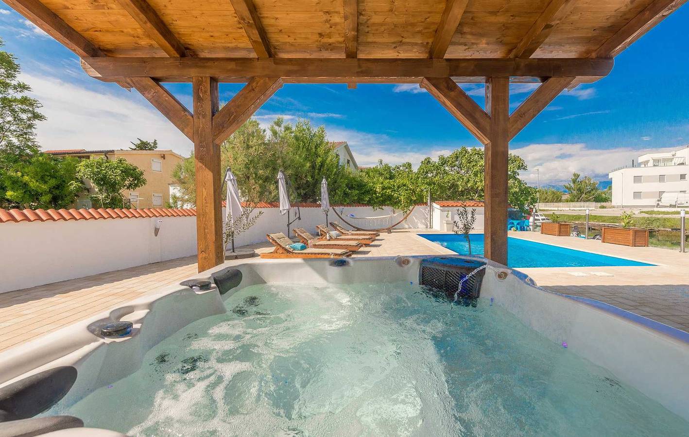 Villa Aquaterra with pool in Nin, Zadar
