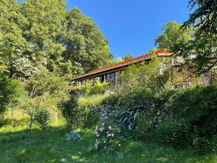 Maison de vacances pour 2 personnes, avec Terrasse ainsi que Jardin et Vue