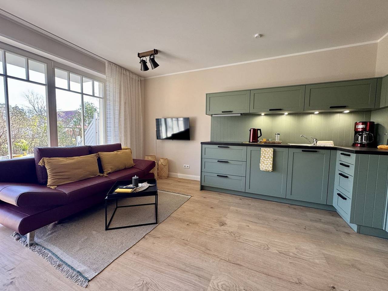 Ganze Wohnung, Modernes Ferienapartment mit Terrasse, 500 m zum Sandstrand in Prerow, Fischland - Darß - Zingst