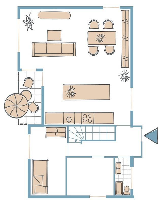 Ferienhaus für 5 Personen, mit Terrasse und Garten, kinderfreundlich in Heiligenhafen - 2