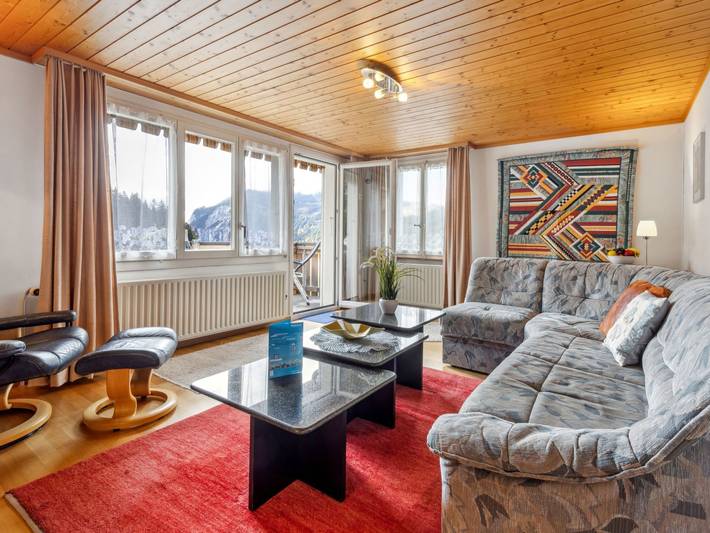 Ferienwohnung für 4 Personen, mit Balkon im Berner Oberland