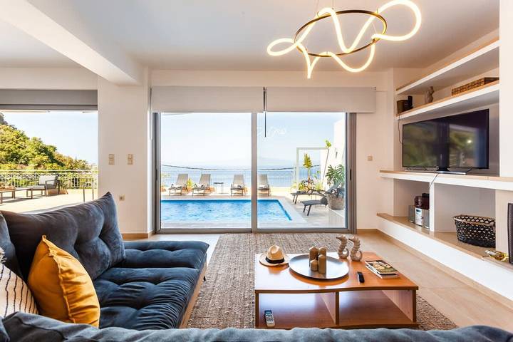 Ferienhaus für 8 Personen, mit Meerblick und Garten sowie Pool in Kalamata - 2
